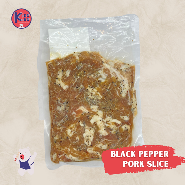BLACK PEPPER PORK SLICES Cut Butchery