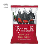 TYRRELLS POTATO CHIPS- SWEET CHILI & RED PEPPER 150G