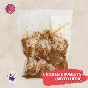 MARINATED CHICKEN DRUMLETS (click to select flavour)
