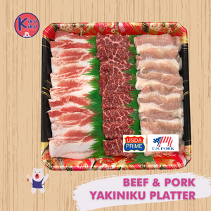 DELUXE PORK & BEEF YAKINIKU PLATTER