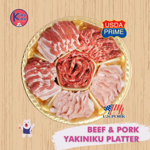 DELUXE PORK & BEEF YAKINIKU PLATTER