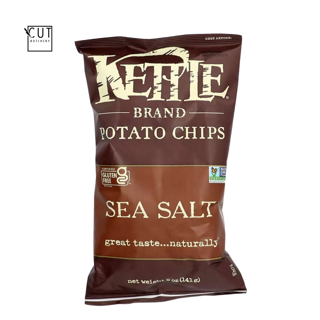 KETTLE POTATO CHIPS - SEA SALT 141G