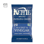 KETTLE POTATO CHIPS-SEASALT & VINEGAR 141G