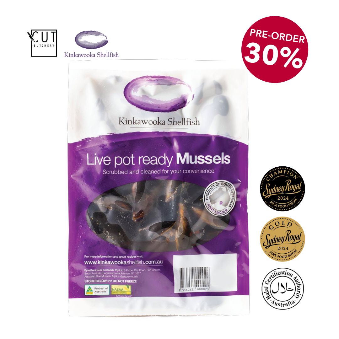 KINKAWOOKA LIVE MUSSELS (1KG)