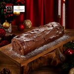 CALLEBAUT FINEST BELGIAN CHOCOLAT LOG CAKE (X'MAS EDITION)