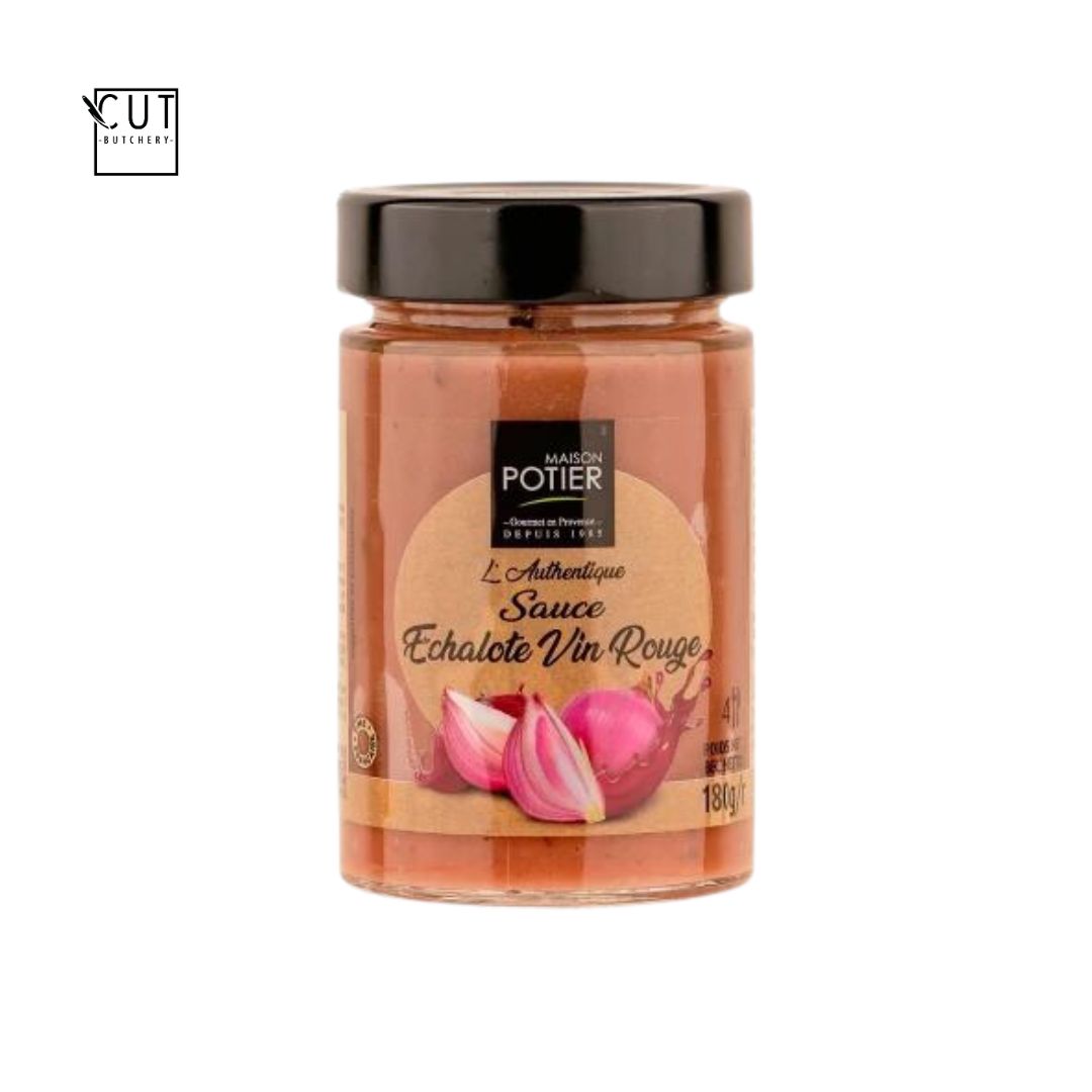 POTIER ECHALOTE VIN ROUGE 180G (RED WINE SHALLOT)