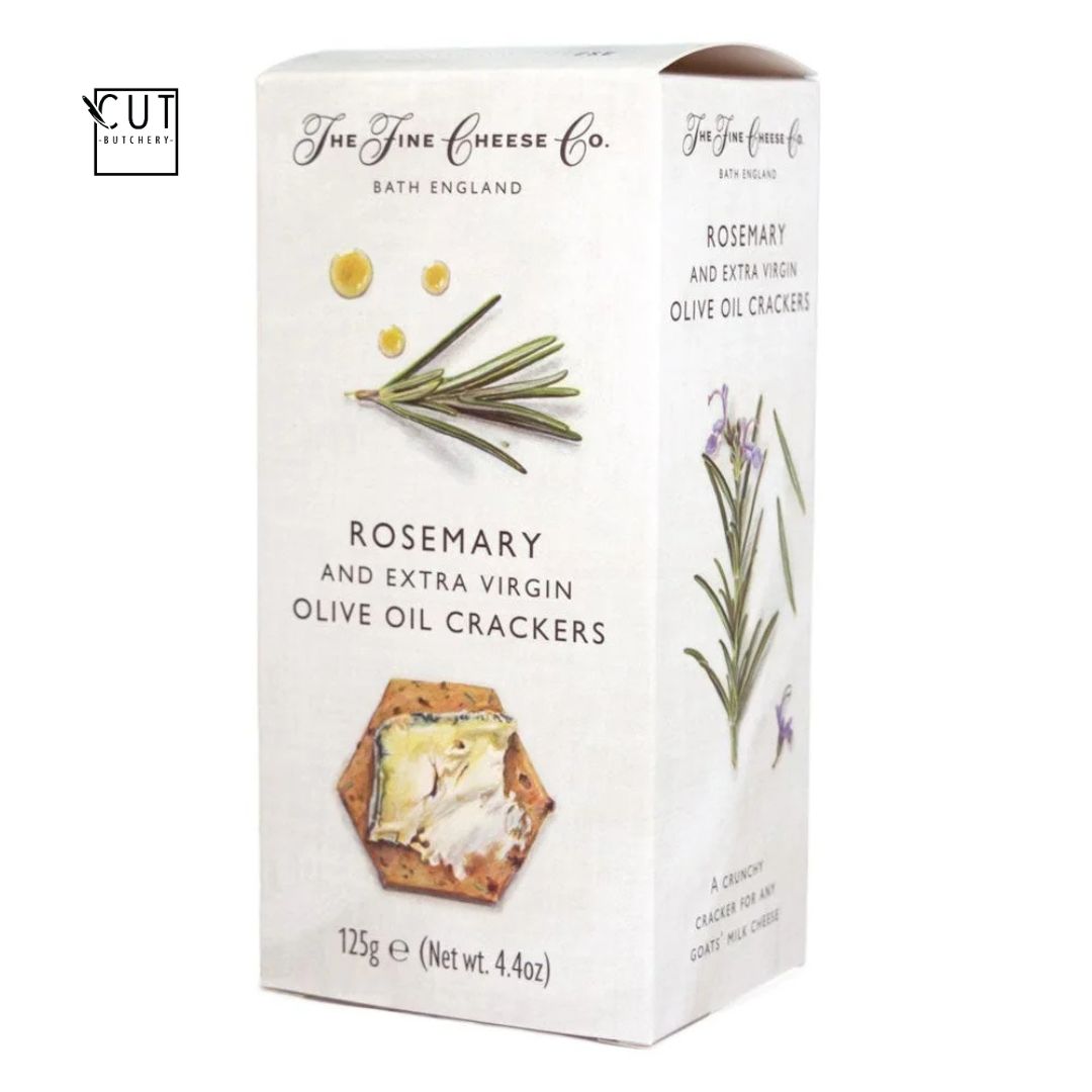 ROSEMARY & EXTRA VIRGIN OLIVE OIL CRACKERS 125G