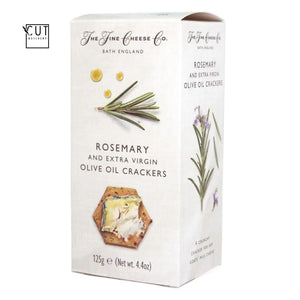 ROSEMARY & EXTRA VIRGIN OLIVE OIL CRACKERS 125G