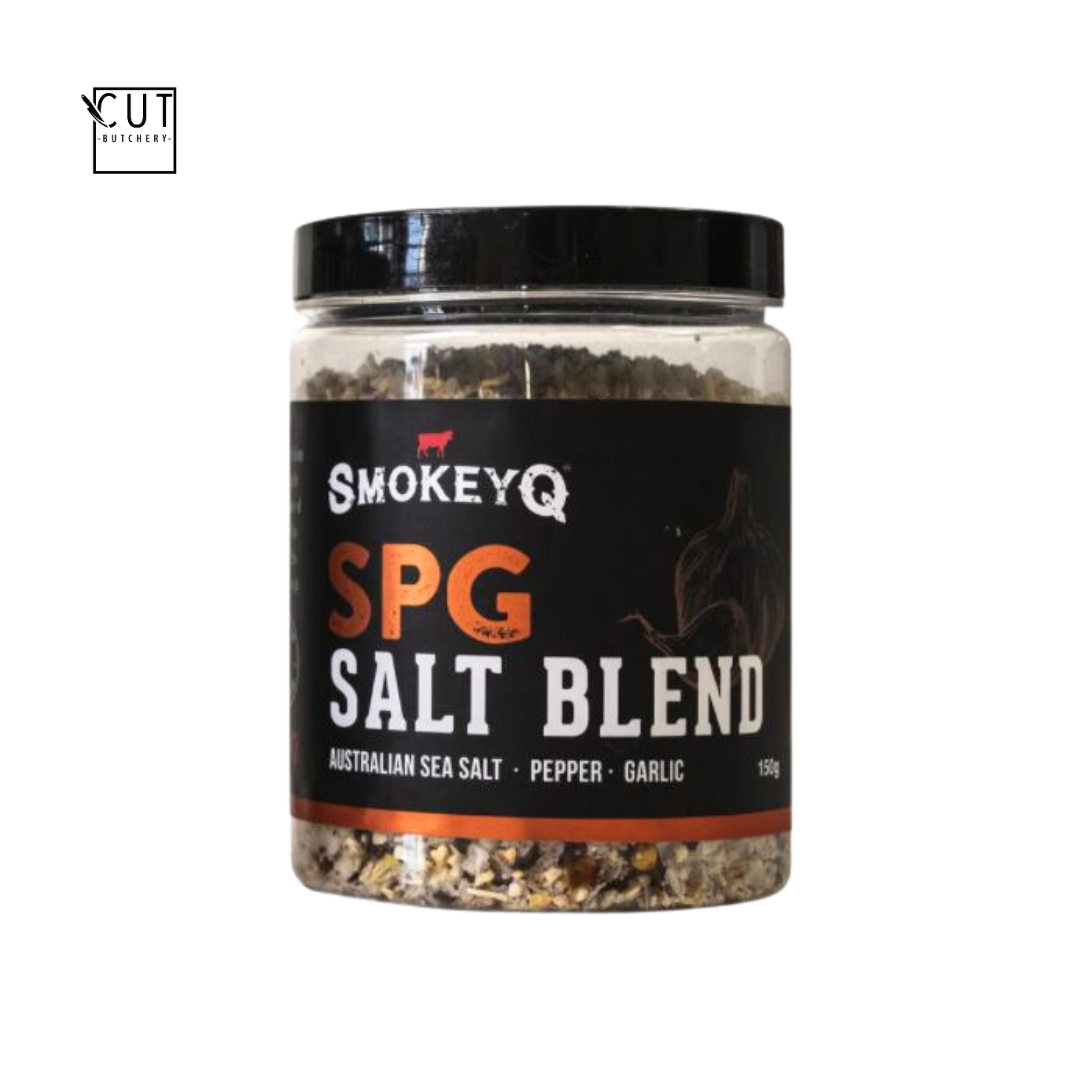 SMOKEY Q SALT PEPPER GARLIC (SPG) SALT BLEND 150G