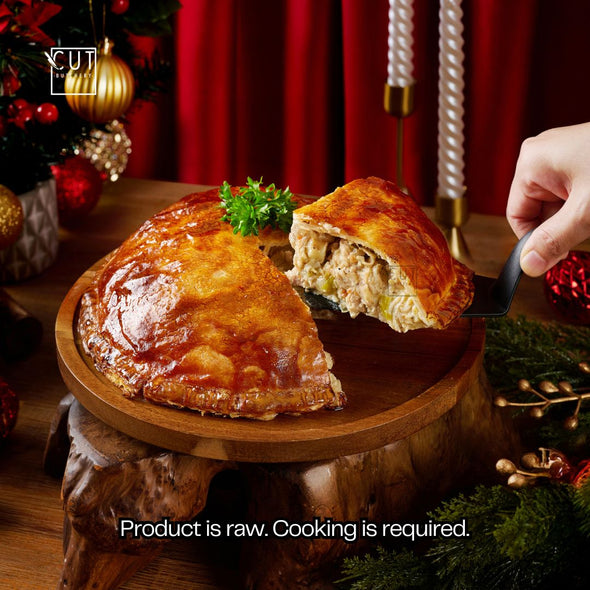 TURKEY & LEEK PIE 1.4KG (X'MAS EDITION)