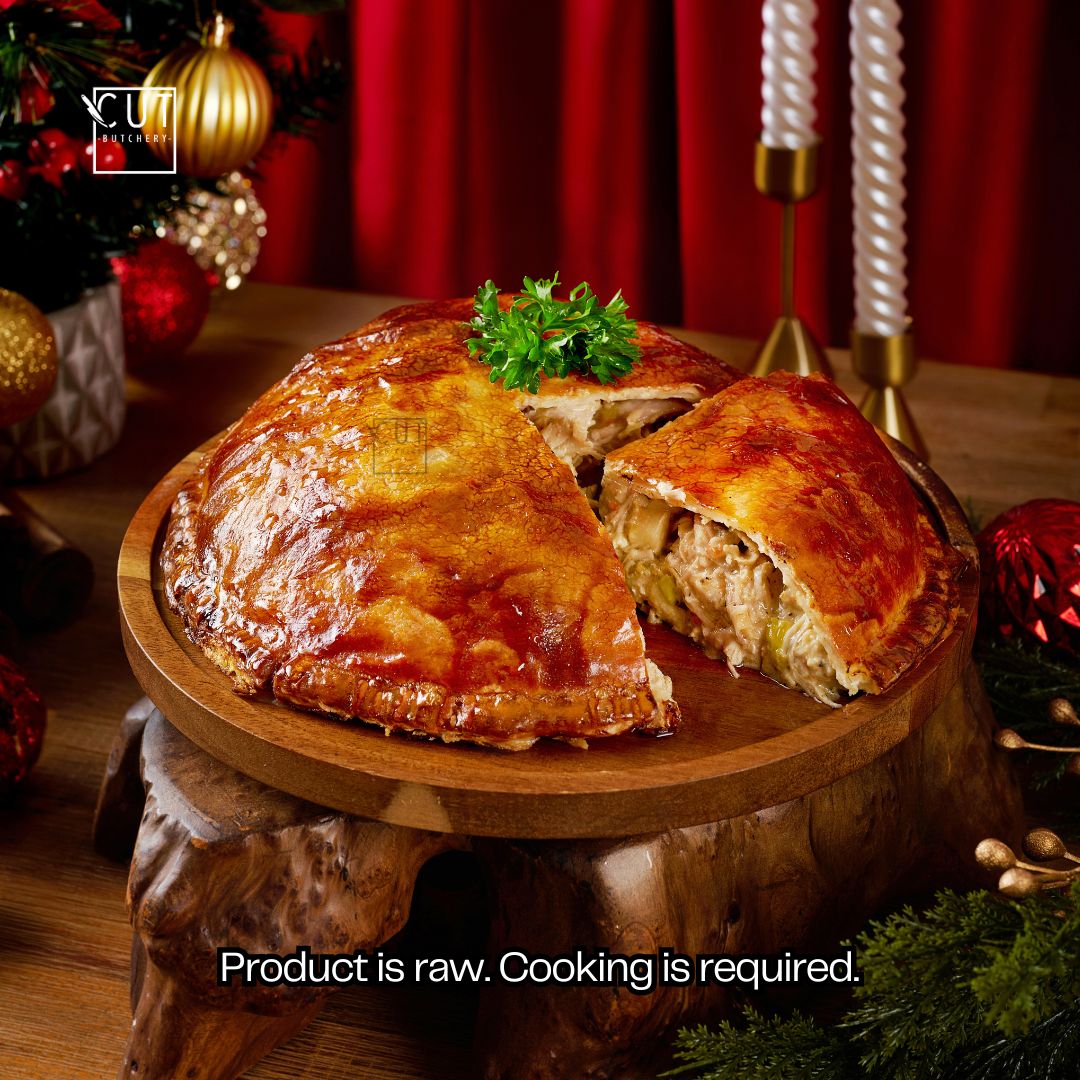 TURKEY & LEEK PIE 1.4KG (X'MAS EDITION)