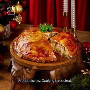 TURKEY & LEEK PIE 1.4KG (X'MAS EDITION)