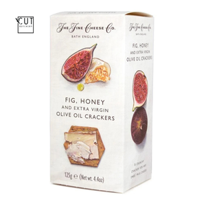 FIG, HONEY & EXTRA VIRGIN OLIVE OIL CRACKERS 125G
