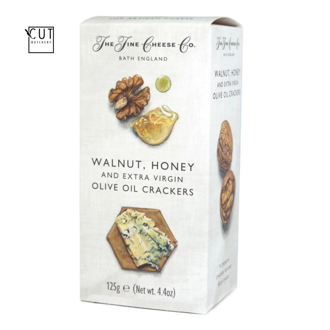 WALNUT, HONEY & EXTRA VIRGIN OLIVE OIL CRACKERS 125G