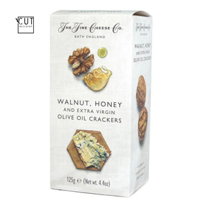 WALNUT, HONEY & EXTRA VIRGIN OLIVE OIL CRACKERS 125G