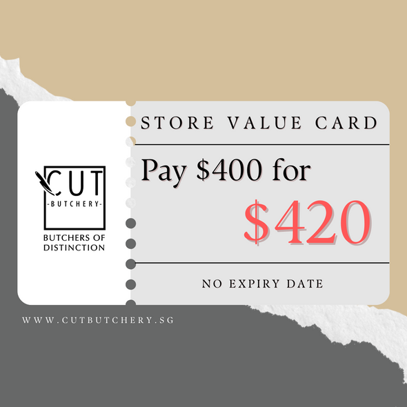 Cut Butchery Store Value E-Card