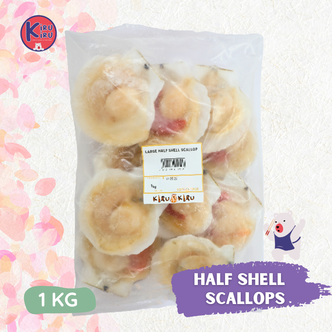 HALF SHELL SCALLOPS