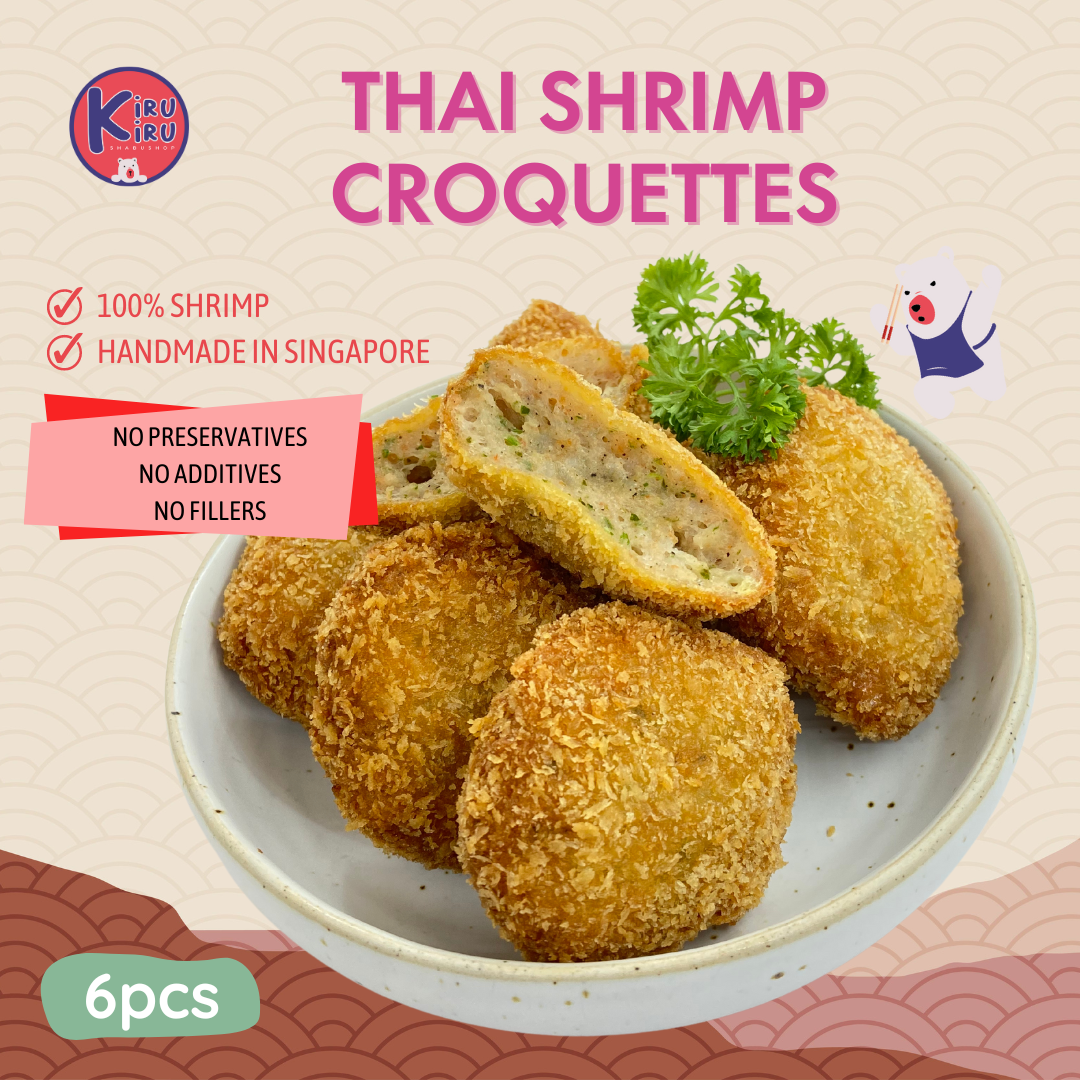 HANDMADE SHRIMP CROQUETTE / PRAWN CAKE